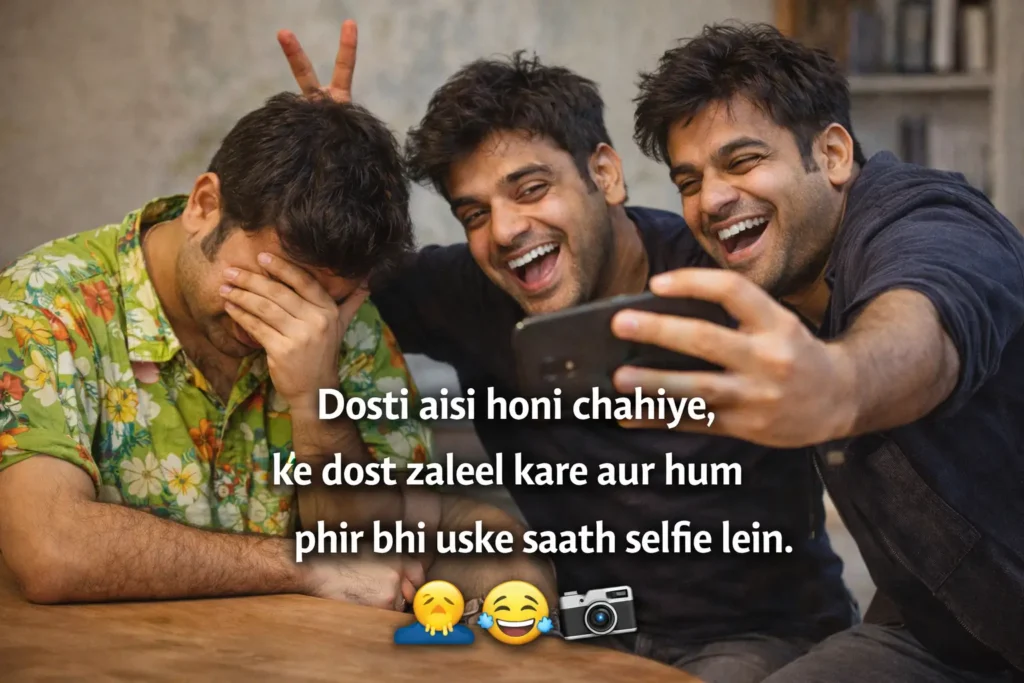 funny friendship shayari 