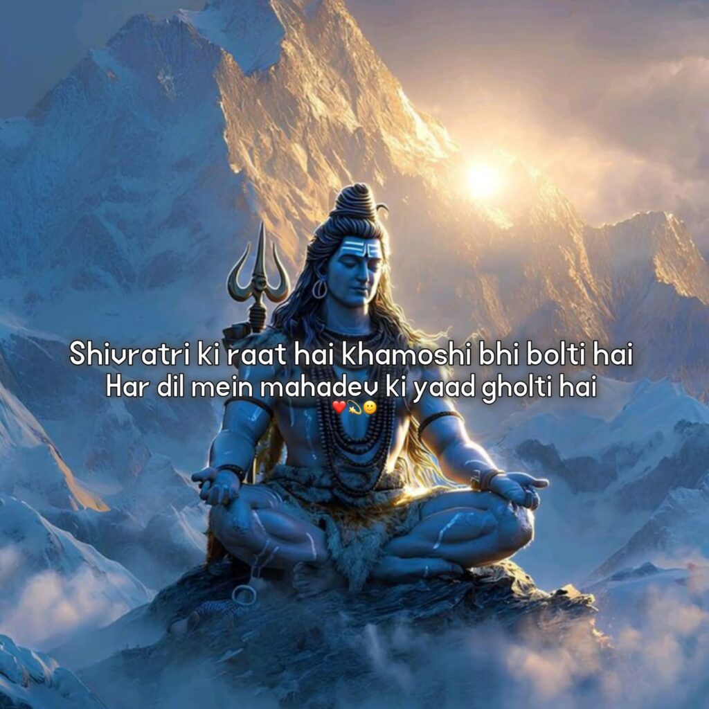 Shivratri shayari in hindi 