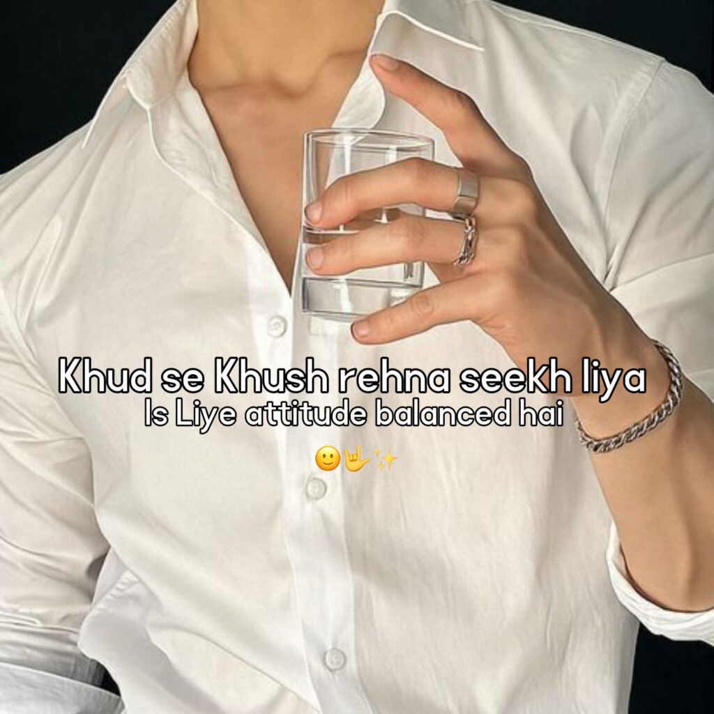 attitude shayari in hindi 2 line