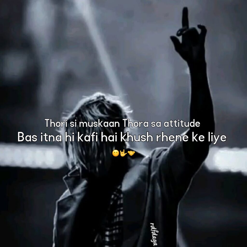 attitude shayari in hindi 2 line