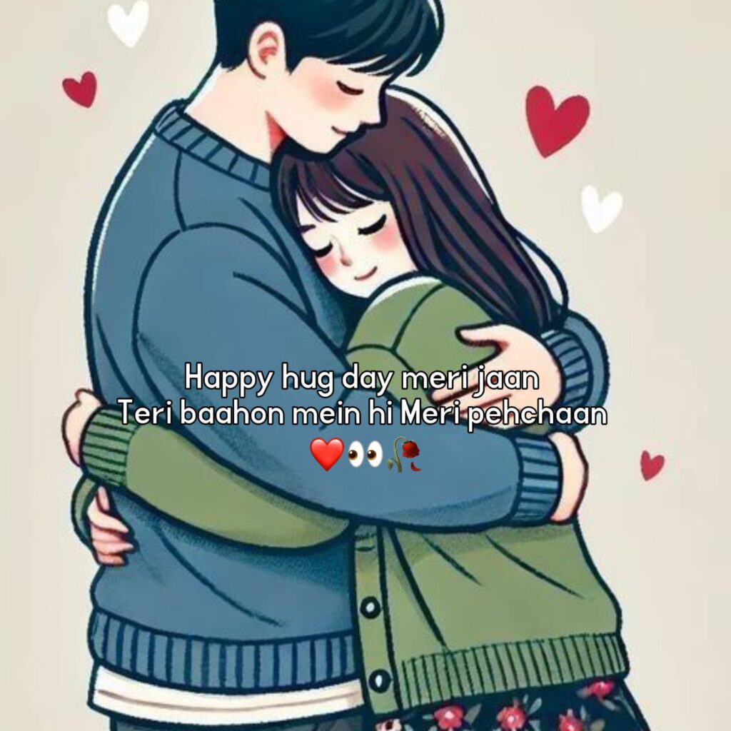 hug day shayari in hindi
