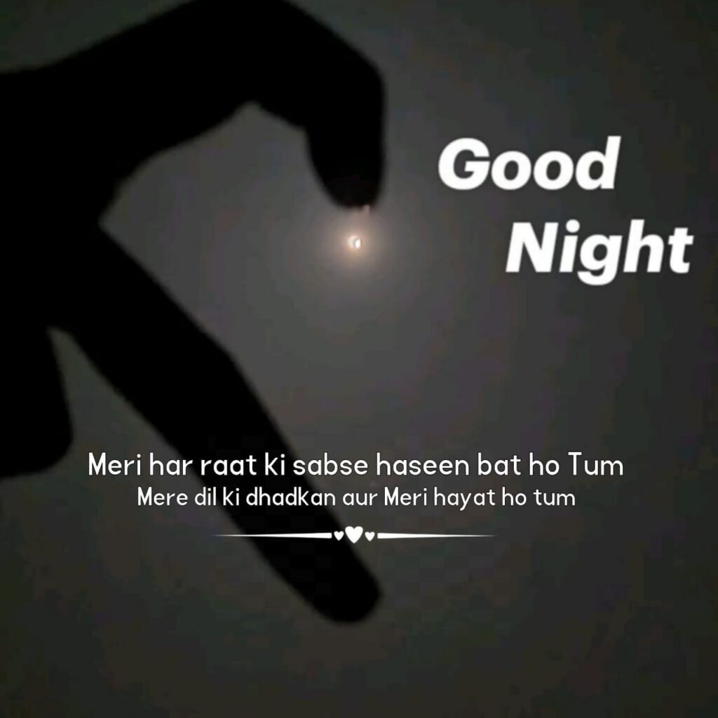 romantic good night shayari in hindi
