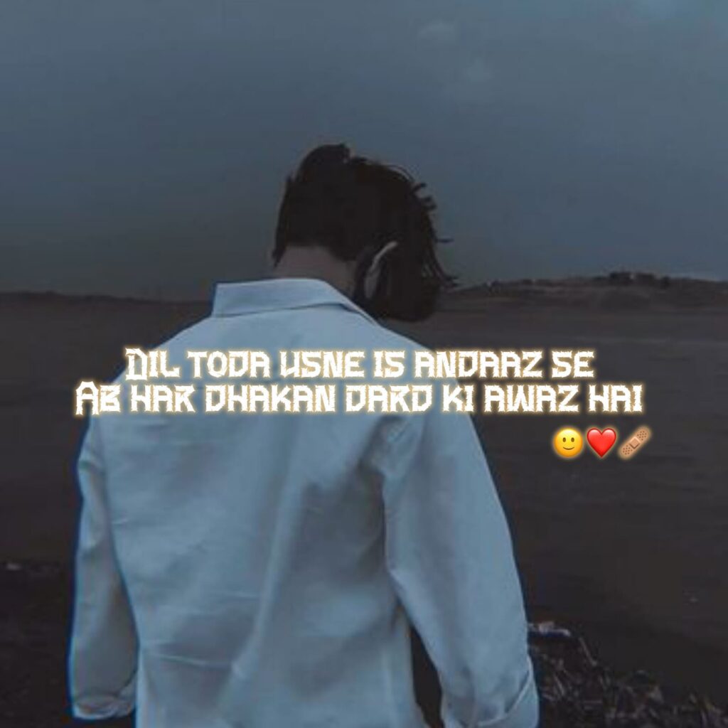 sad shayari in hindi 2 line
