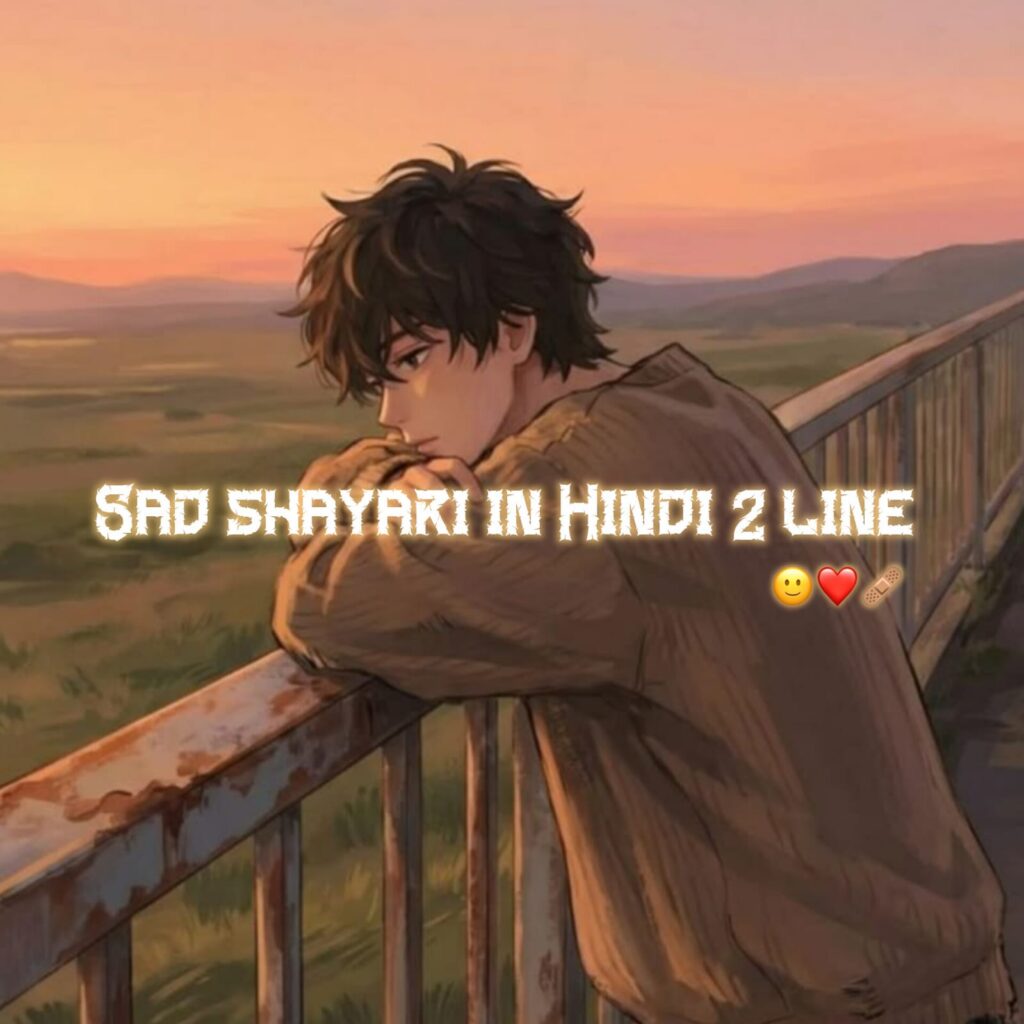 sad shayari in hindi 2 line