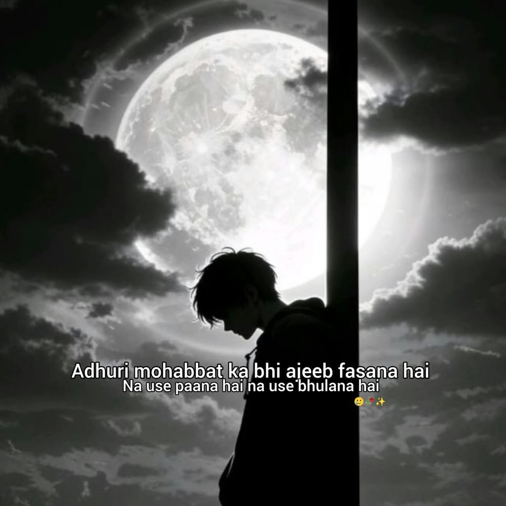 adhuri mohabbat shayari in hindi 